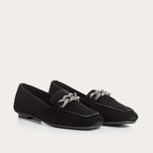 MOCASSINS HOLDING CUIR VELOURS
