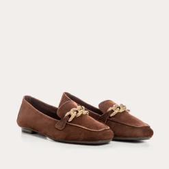 MOCASSINS HOLDING CUIR VELOURS