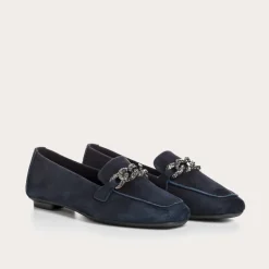 MOCASSINS HOLDING CUIR VELOURS