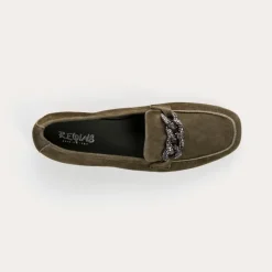 MOCASSINS HOLDING CUIR VELOURS