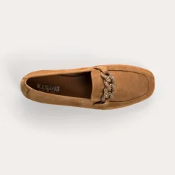 MOCASSINS HOLDING CUIR VELOURS