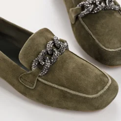 MOCASSINS HOLDING CUIR VELOURS