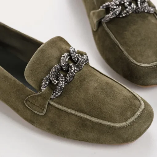 MOCASSINS HOLDING CUIR VELOURS
