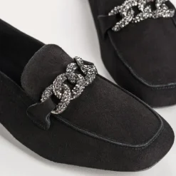 MOCASSINS HOLDING CUIR VELOURS