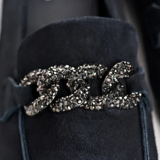 MOCASSINS HOLDING CUIR VELOURS