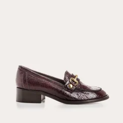 MOCASSINS JANIS VERNIS GRAINE
