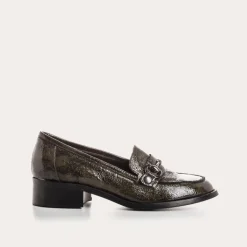 MOCASSINS JANIS VERNIS GRAINE
