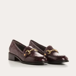 MOCASSINS JANIS VERNIS GRAINE