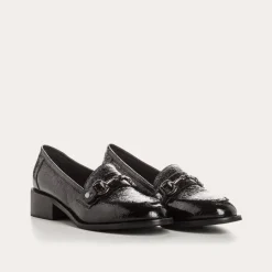 MOCASSINS JANIS VERNIS GRAINE