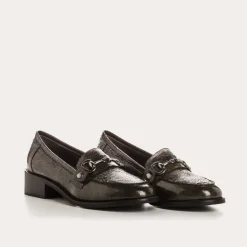 MOCASSINS JANIS VERNIS GRAINE