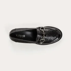 MOCASSINS JANIS VERNIS GRAINE