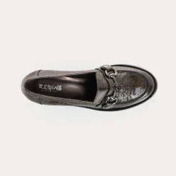 MOCASSINS JANIS VERNIS GRAINE