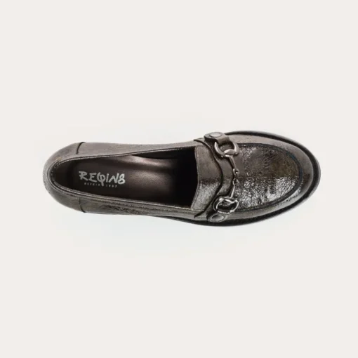 MOCASSINS JANIS VERNIS GRAINE