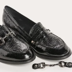 MOCASSINS JANIS VERNIS GRAINE
