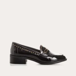 MOCASSINS JOYA ROCK CUIR VERNIS ET CLOUS