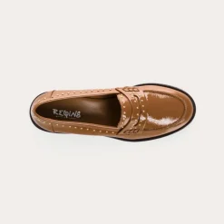 MOCASSINS JOYA ROCK CUIR VERNIS ET CLOUS