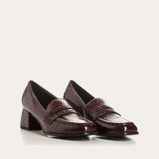 MOCASSINS LENNON VERNIS GRAINE