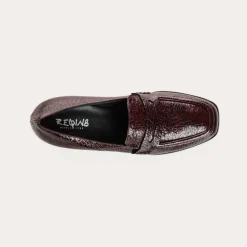 MOCASSINS LENNON VERNIS GRAINE