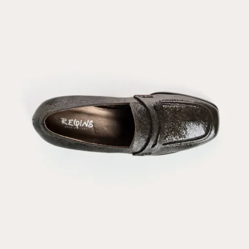 MOCASSINS LENNON VERNIS GRAINE