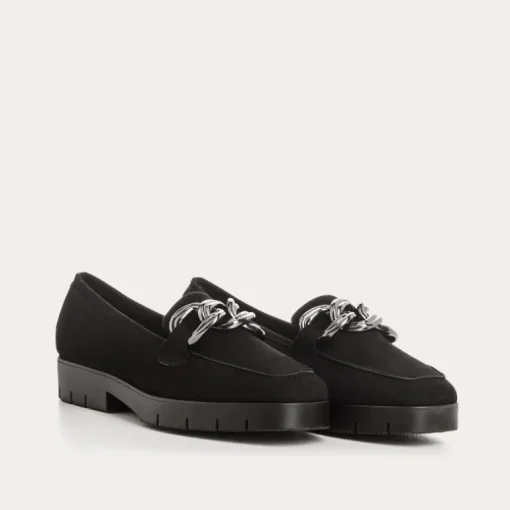 MOCASSINS MASHI CUIR VELOURS