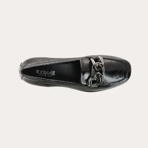 MOCASSINS MASHI VERNIS GRAINE