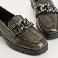 MOCASSINS MASHI VERNIS GRAINE