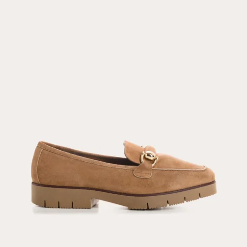 MOCASSINS MUSE CUIR VELOURS