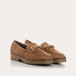 MOCASSINS MUSE CUIR VELOURS