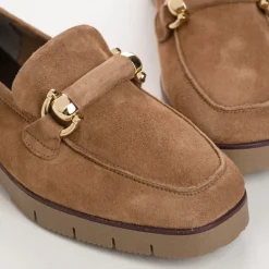 MOCASSINS MUSE CUIR VELOURS