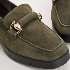 MOCASSINS MUSE CUIR VELOURS
