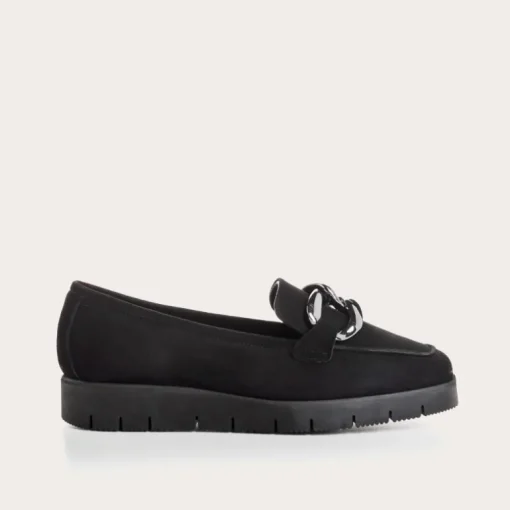 MOCASSINS NASTER CUIR VELOURS