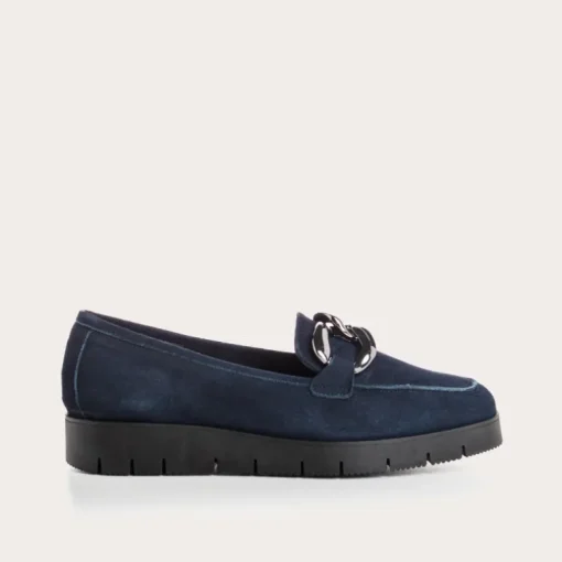 MOCASSINS NASTER CUIR VELOURS