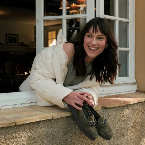 MOCASSINS NORA CUIR VELOURS