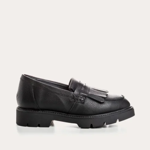 MOCASSINS OWEN CUIR GRAINE