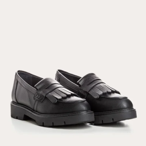 MOCASSINS OWEN CUIR GRAINE