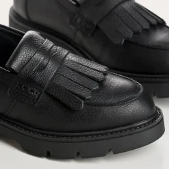 MOCASSINS OWEN CUIR GRAINE