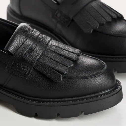 MOCASSINS OWEN CUIR GRAINE