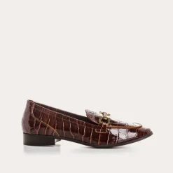 MOCASSINS POLLA CROCO VERNIS