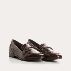 MOCASSINS POLLA CROCO VERNIS