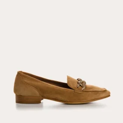 MOCASSINS POPPY CUIR VELOURS